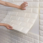 3D Foam Brick Wall Sheets (27*30) Inch