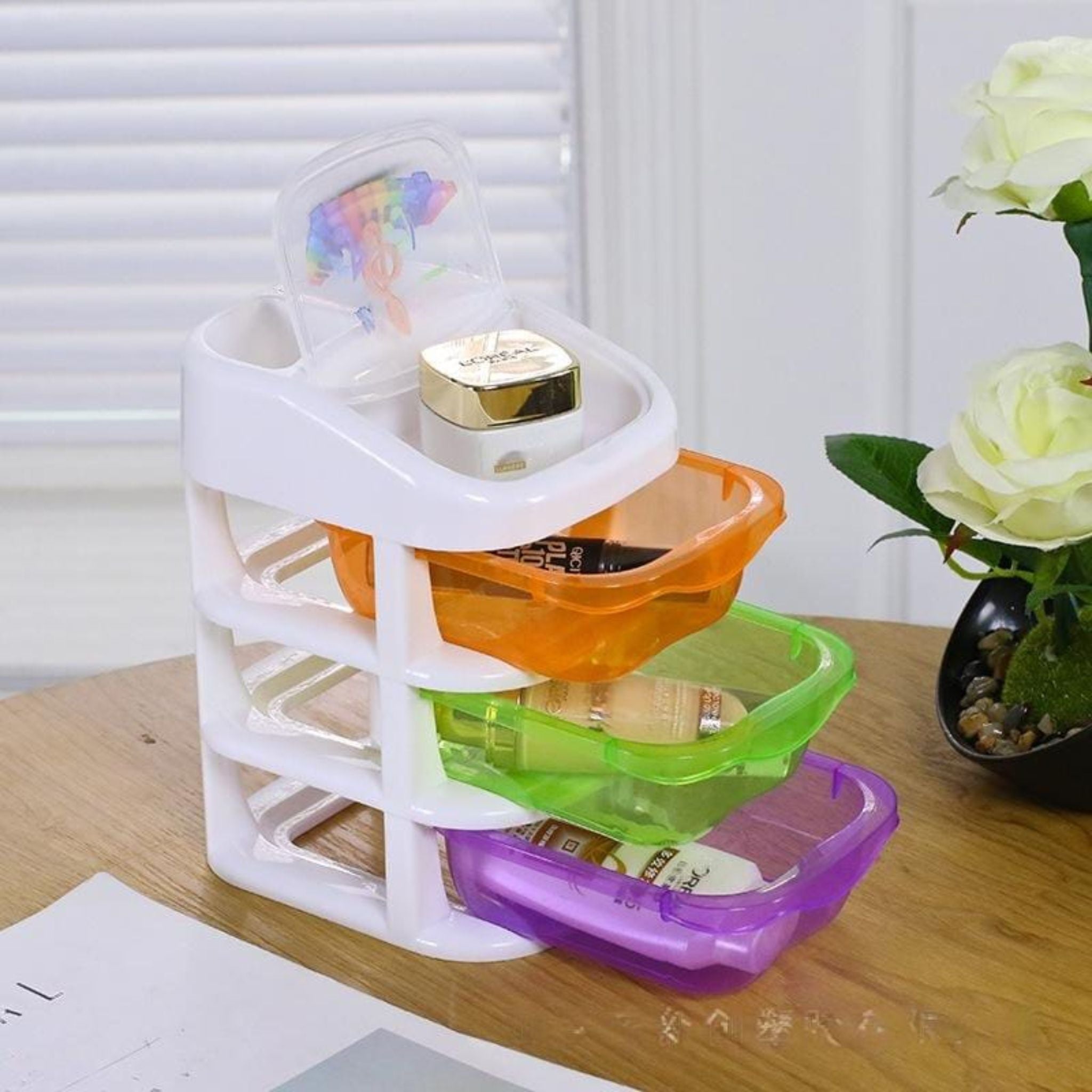 3 Drawers Desktop Storage Organizer