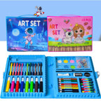 Multicolor Art Box Coloring Kit - 42 Piece Creative Colour Set for Kids - Random Colours