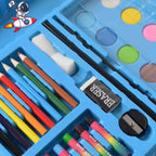 Multicolor Art Box Coloring Kit - 42 Piece Creative Colour Set for Kids - Random Colours