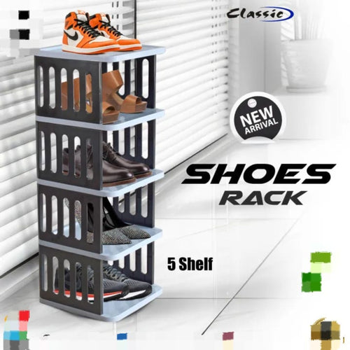 5-Layers Shoe & Sandal Rack – Multi-Layer Storage Organizer for Home