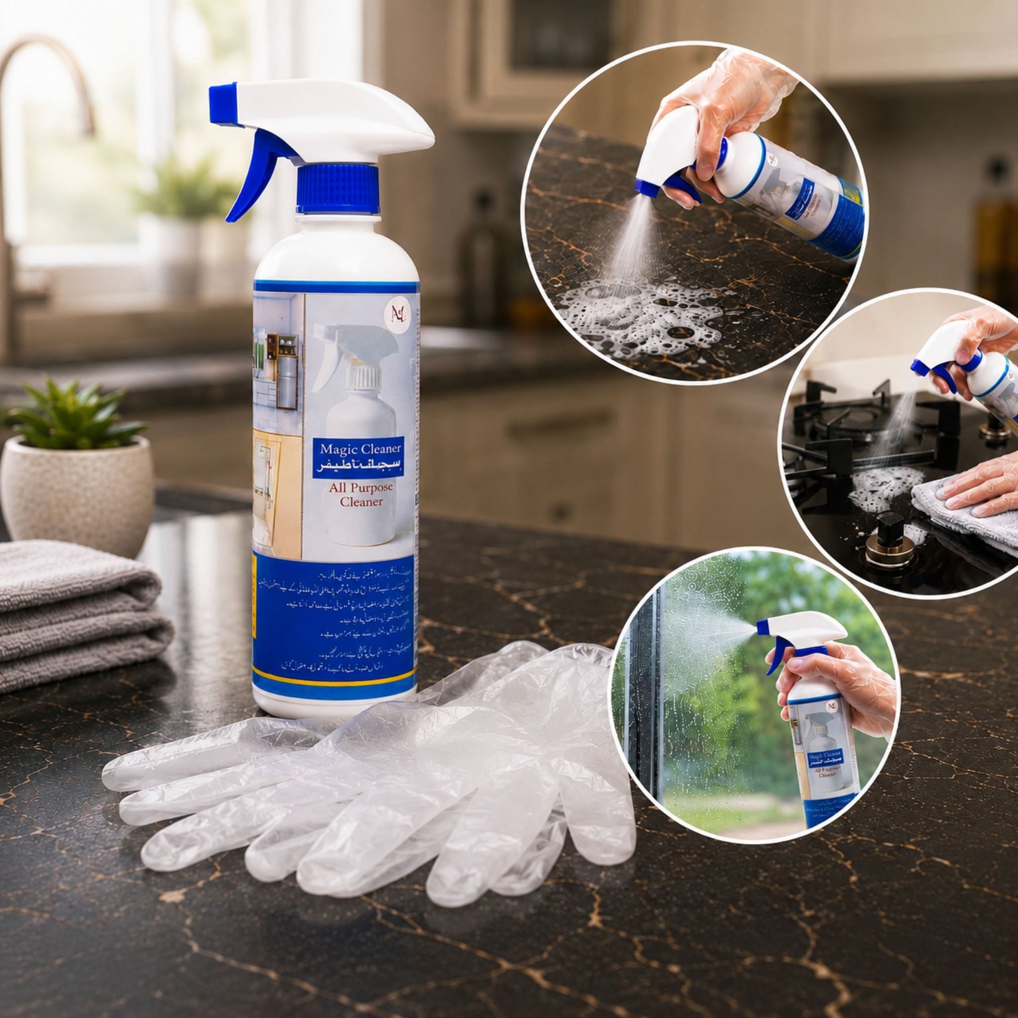 Multi‑Surface Magic Cleaner – Grease & Stain Remover