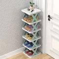 Stackable Shoe Rack Easy-assembled Shoe Organizer and Storage Plastic Shoes Cabinets Space-Saving Closet Shoes Shelf