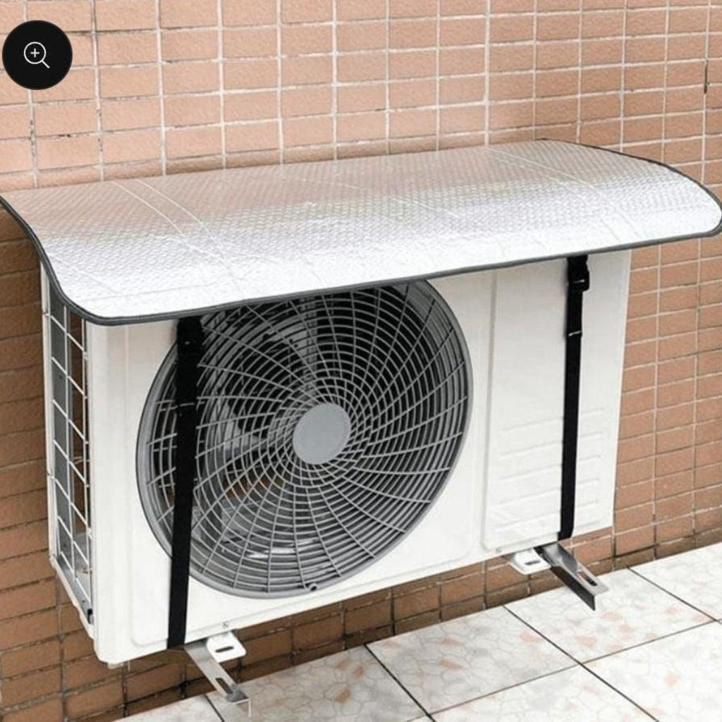 AC Outdoor Unit Protector Aluminium Cover With Straps