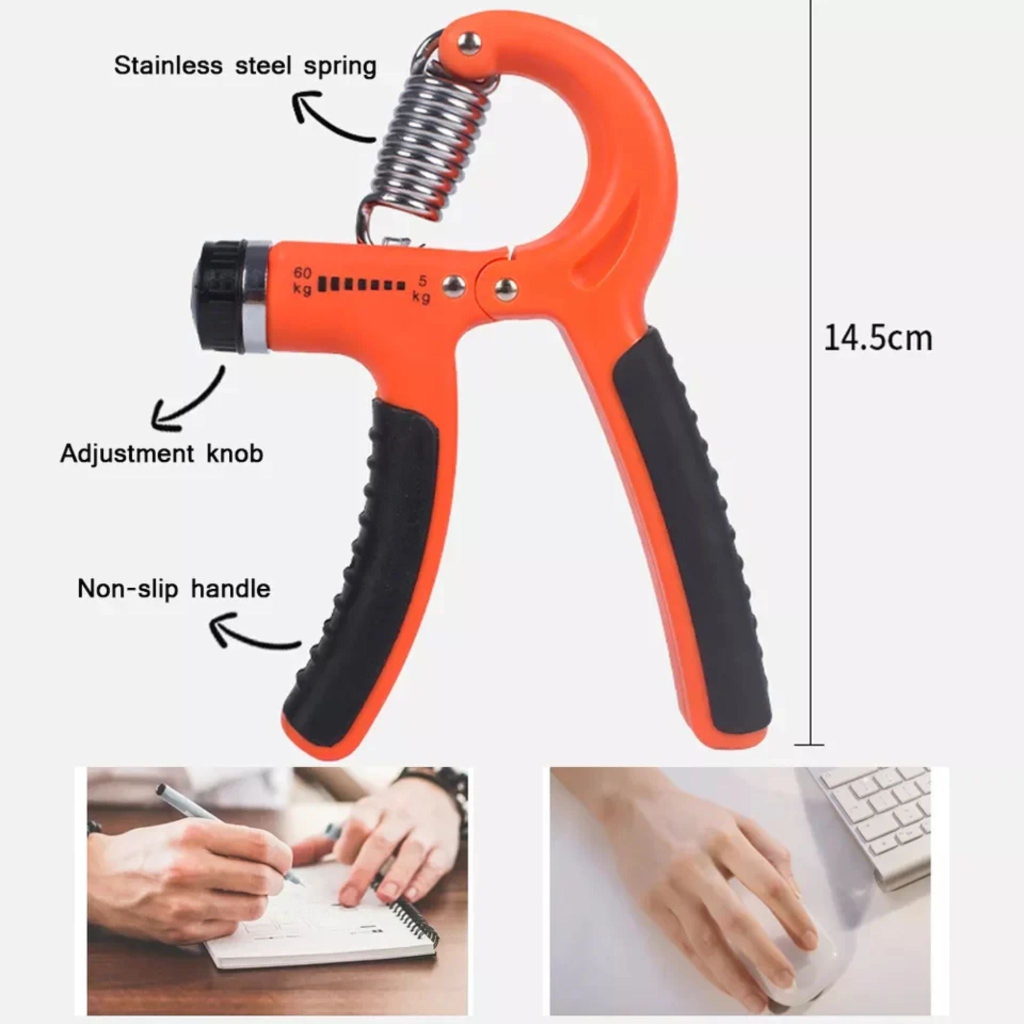 Adjustable Hand Grip Strengthener (5–60KG)