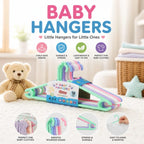 Baby Cloth Hanger Set – Durable Plastic Hangers for Kids Clothes