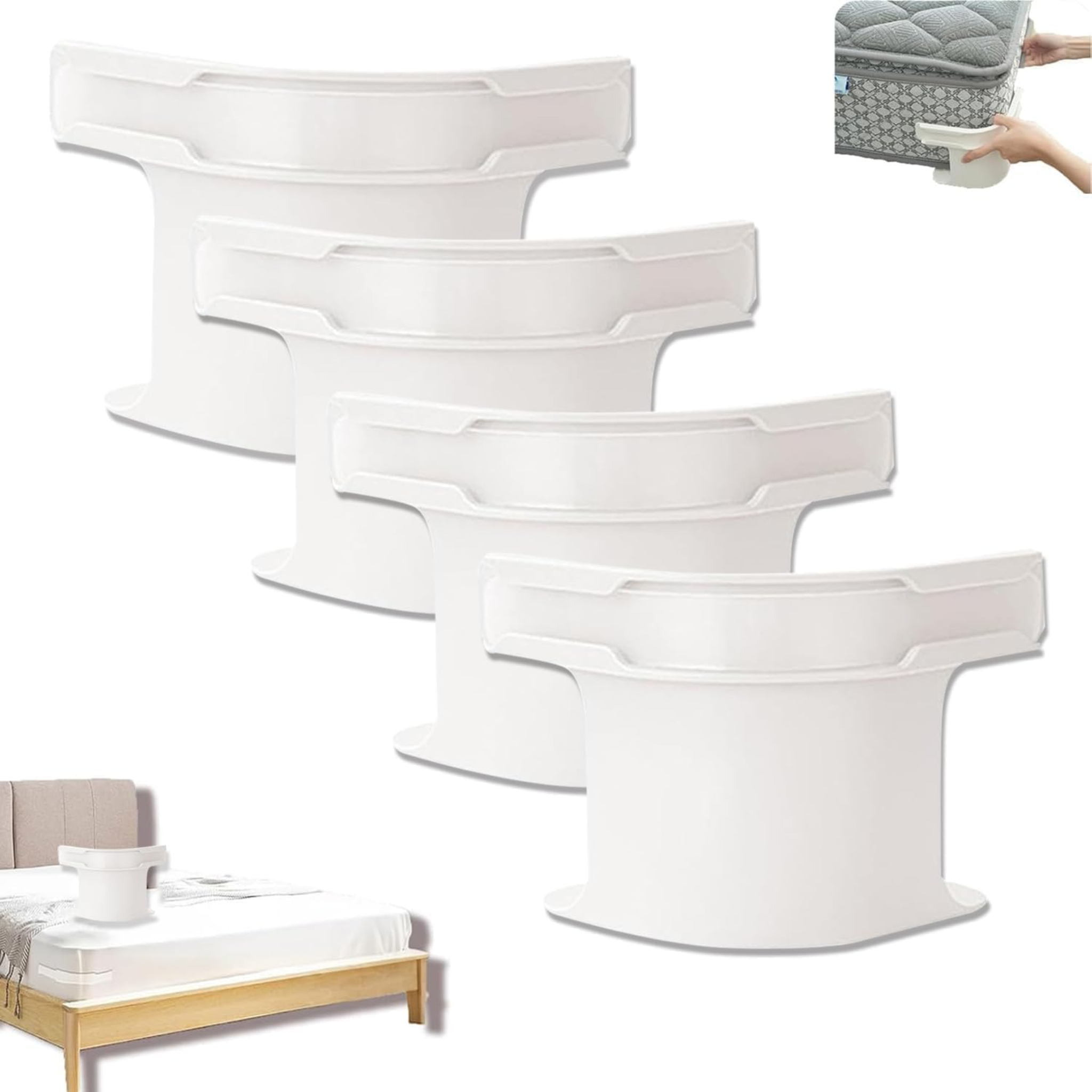 Bed Sheet Holder, Bed Sheet Lock for Mattress, Blankets, Bedding - 4 PCS