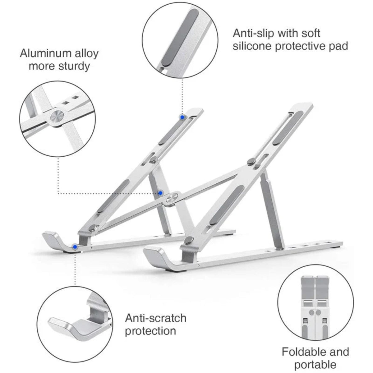 China Foldable Metal Laptop Stand