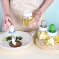 Glass Olive Oil Dispenser Bottle with Silicone Brush