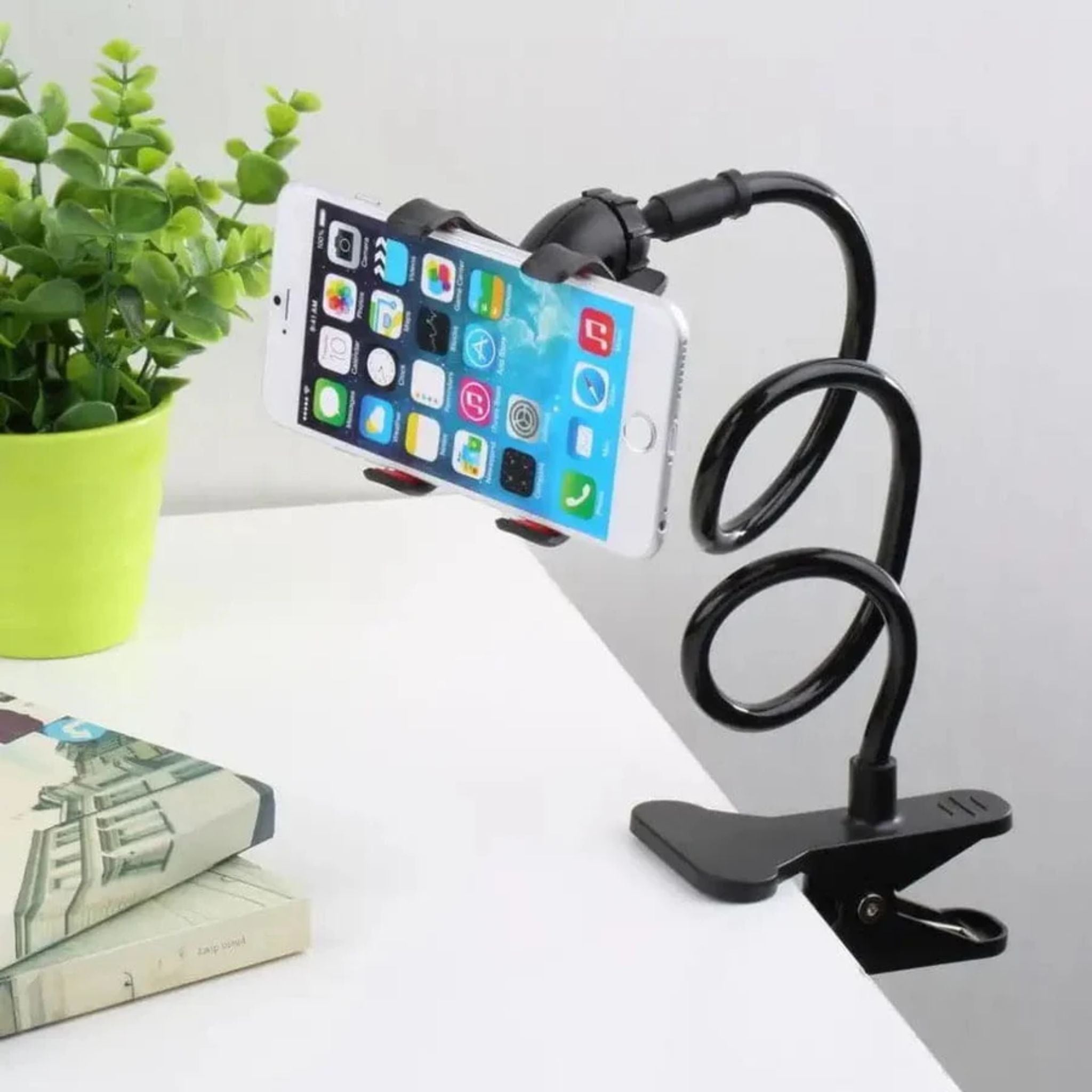 Goose Neck Flexible Phone Holder, Universal Lazy Mobile Phone Stand