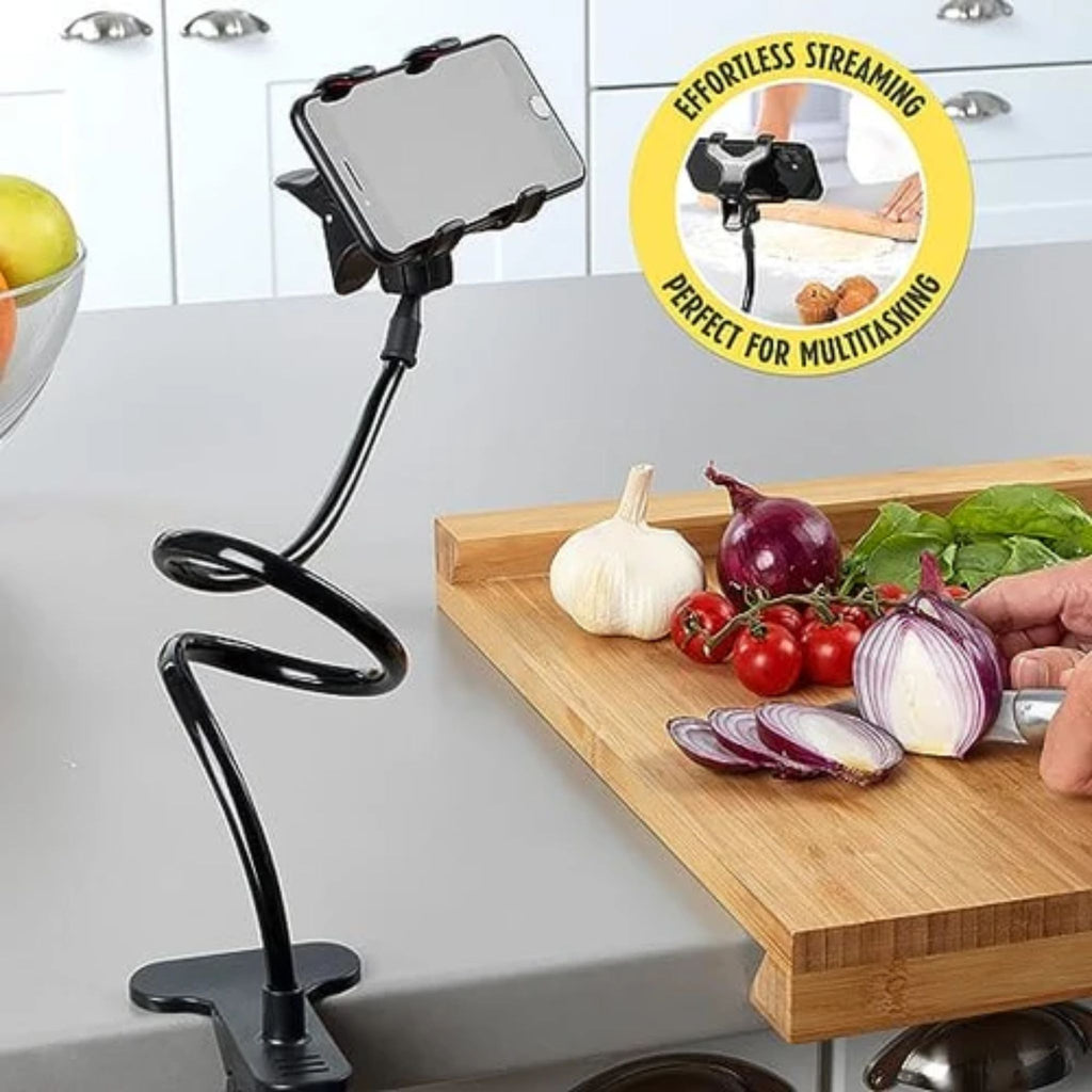 Goose Neck Flexible Phone Holder, Universal Lazy Mobile Phone Stand