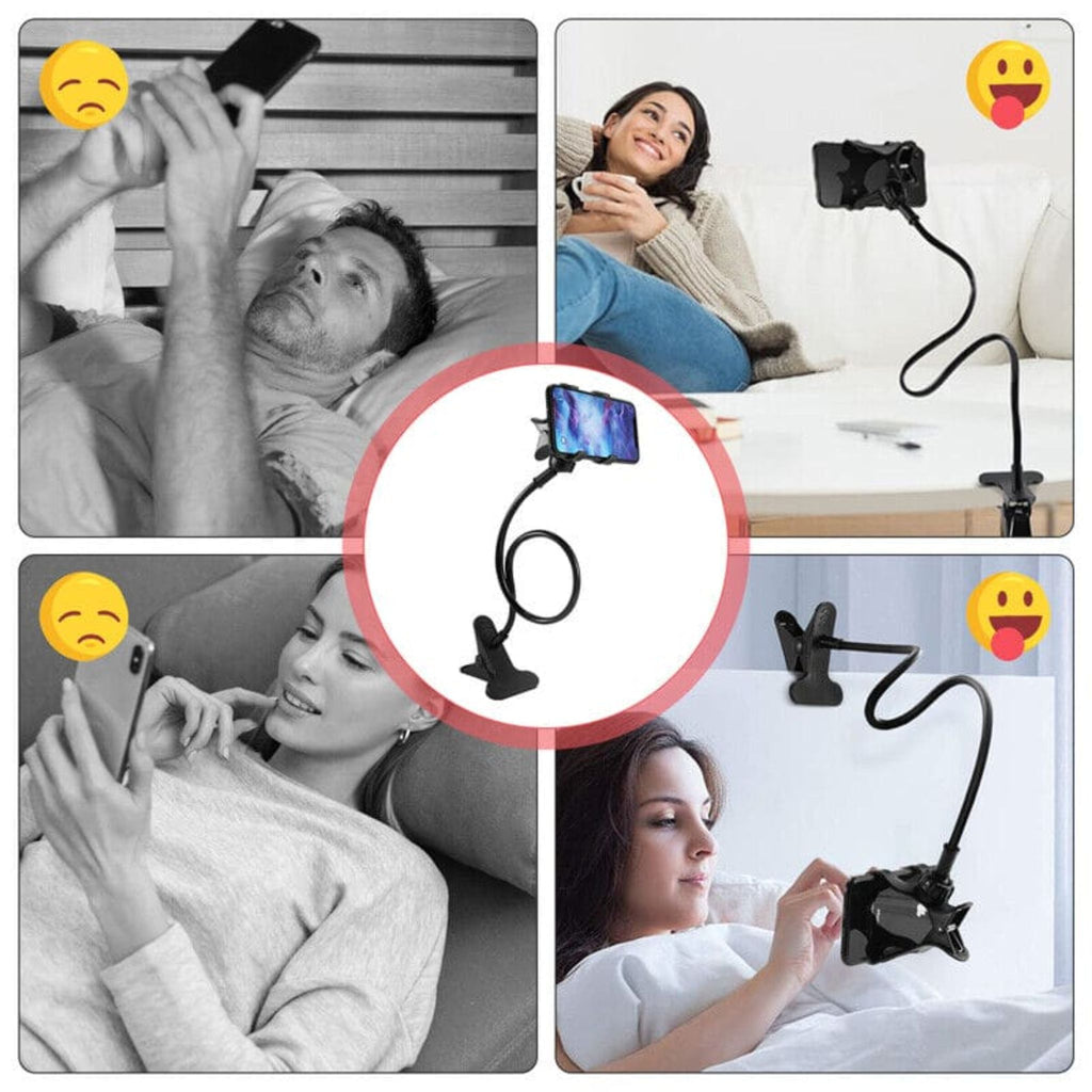 Goose Neck Flexible Phone Holder, Universal Lazy Mobile Phone Stand