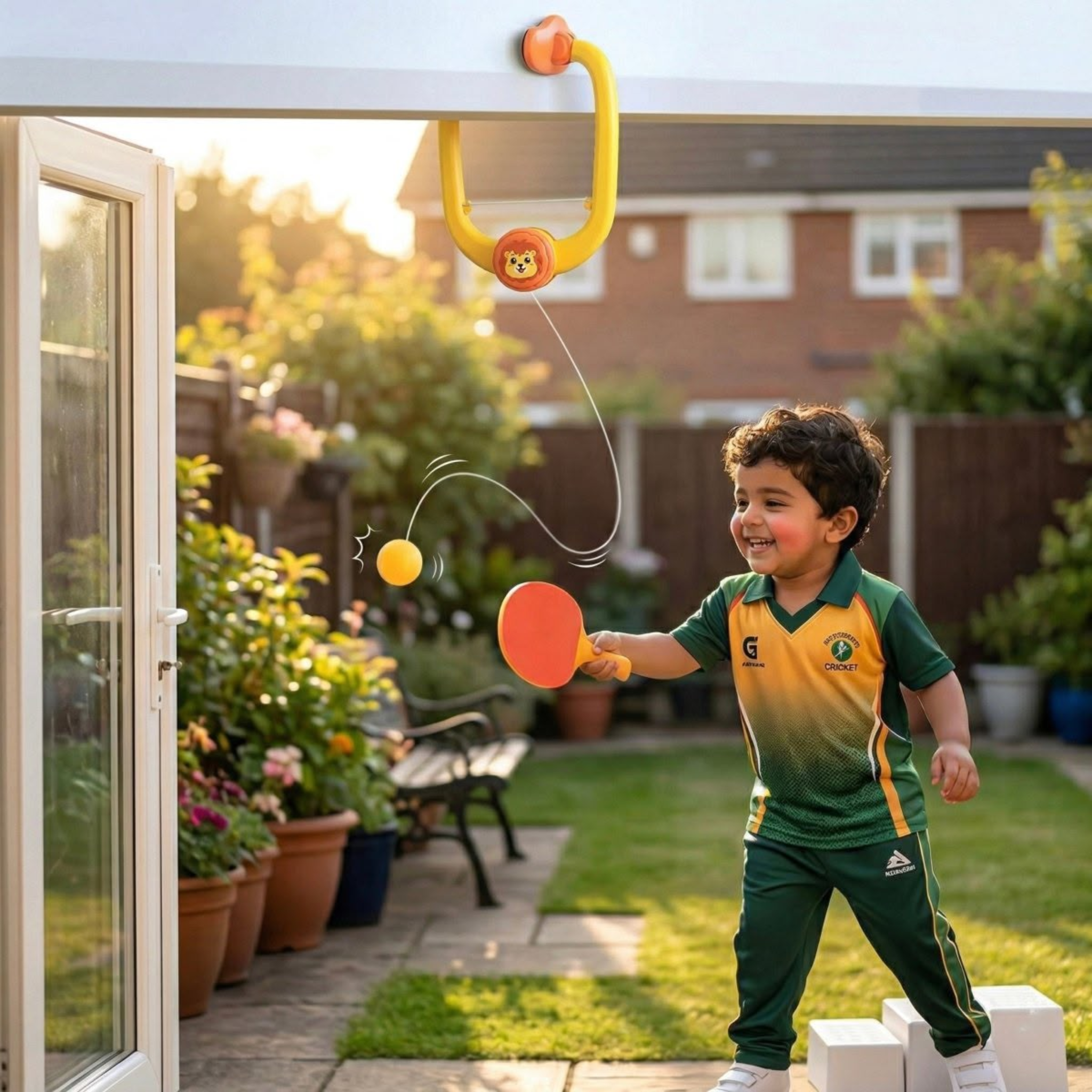 Kids Table Tennis Door Hanging Ball Game