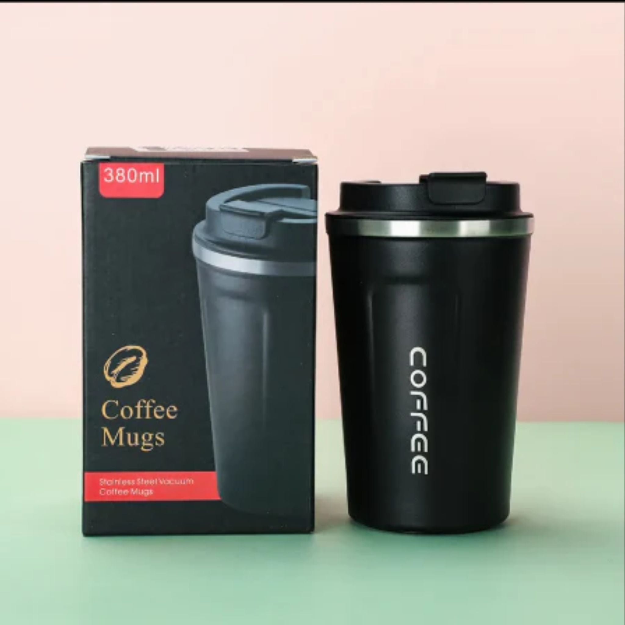 temperature display travel coffee mug
