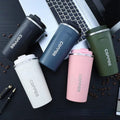 temperature display travel coffee mug