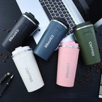 temperature display travel coffee mug