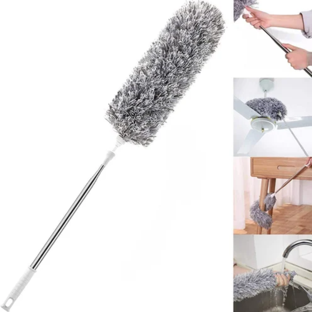 Extendable Microfiber Duster Feather Duster With Extra Long Pole