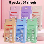 Mini Baby Wipes Disposable Portable Pocket Water Wipes Baby Skin Care Wet Tissue Travel Children Baby Hand & Face Baby Sanitizing Cleansing/Moisturising Wipes For Fresh