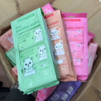Mini Baby Wipes Disposable Portable Pocket Water Wipes Baby Skin Care Wet Tissue Travel Children Baby Hand & Face Baby Sanitizing Cleansing/Moisturising Wipes For Fresh
