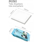 Mini Baby Wipes Disposable Portable Pocket Water Wipes Baby Skin Care Wet Tissue Travel Children Baby Hand & Face Baby Sanitizing Cleansing/Moisturising Wipes For Fresh