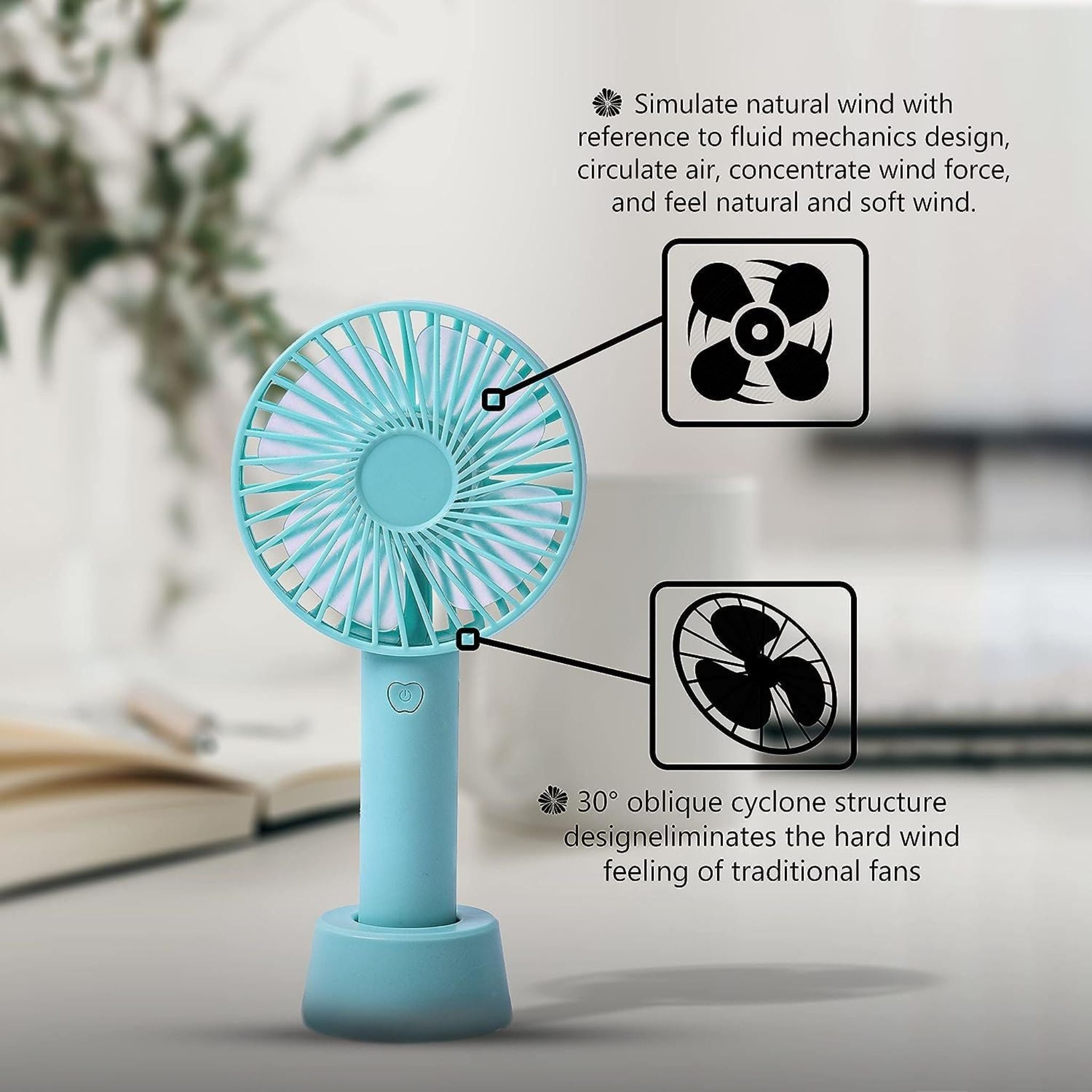 Mini Portable USB Hand Fan Personal Cooling Device Small Portable Fan for Portable Misting