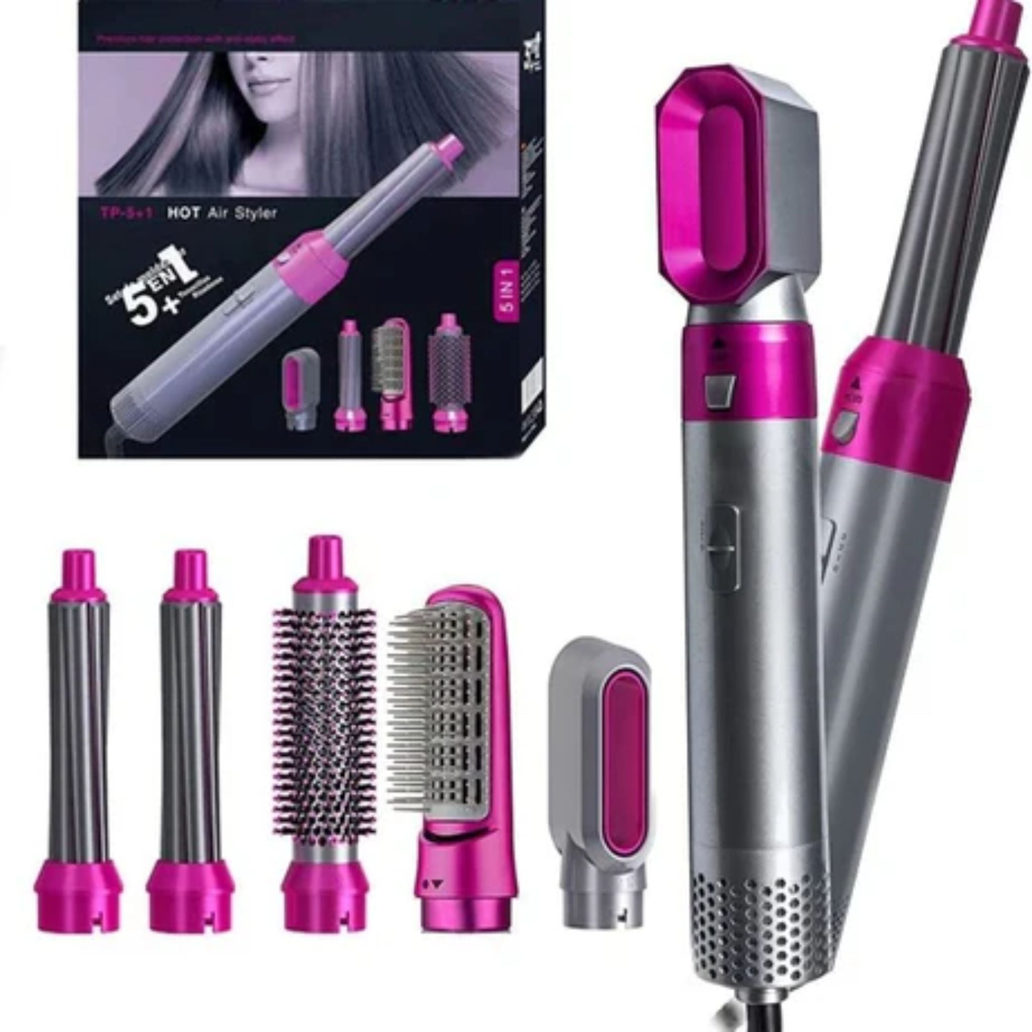 One Step - 5 in 1 Multifunctional Hair Dryer Styling Tool