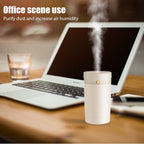 Portable Mini USB Car Humidifier with Colorful LED Marquee Light