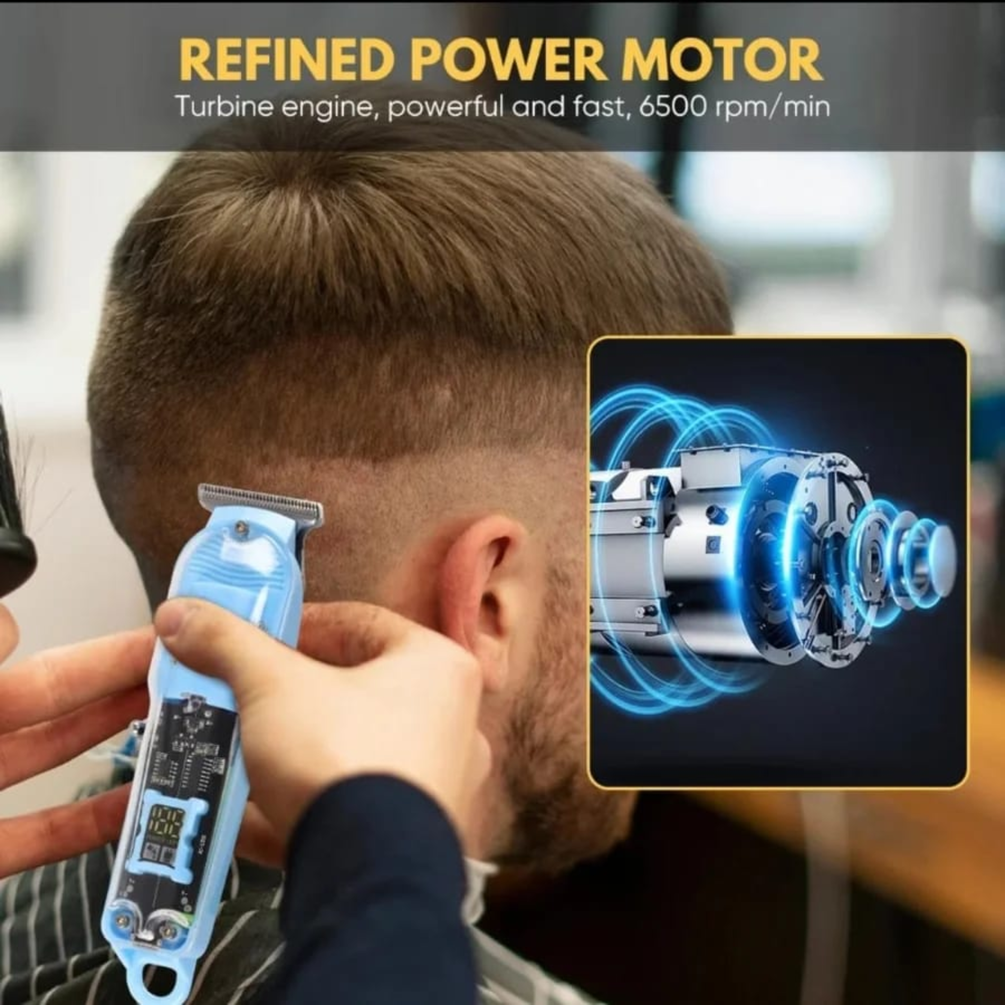 Professional Hair Clipper & Beard Trimmer