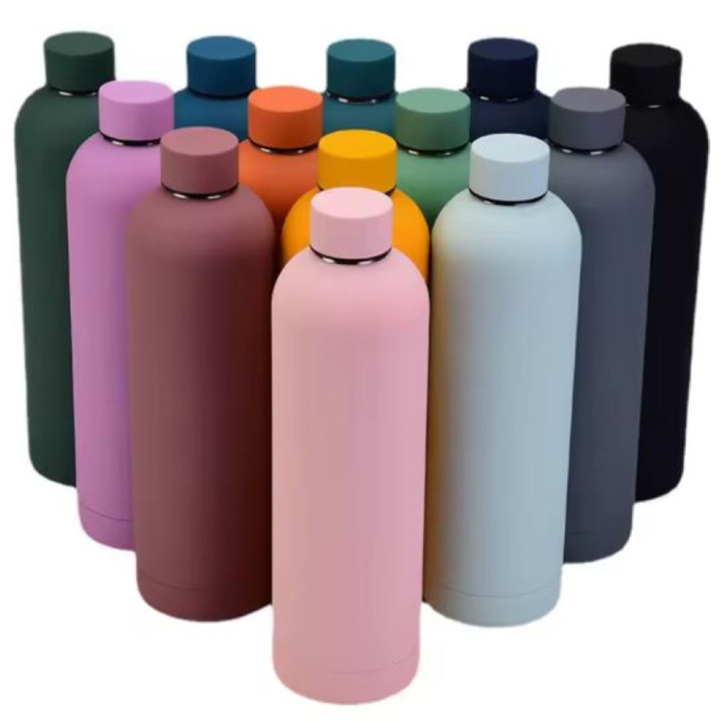 500 MLStainless Steel Vacuum Insulated Water Bottle with Matt Finish Keeps Cold/Warm