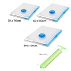 Vacuum Storage Bags with Hand Pump (Pack Of 5)