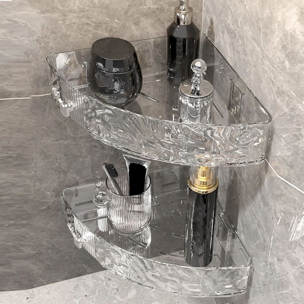 Water Ripple Bathroom Corner Rack