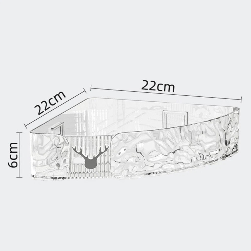 Water Ripple Bathroom Corner Rack