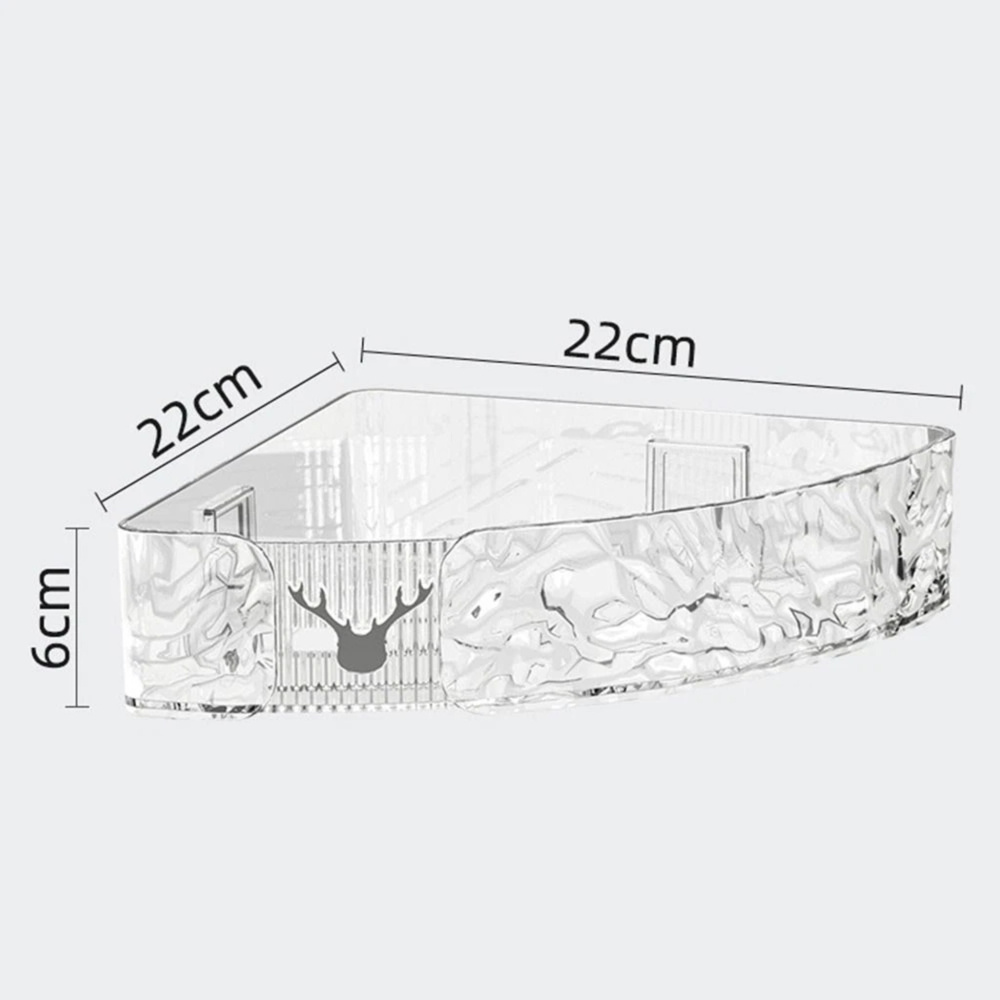 Water Ripple Bathroom Corner Rack