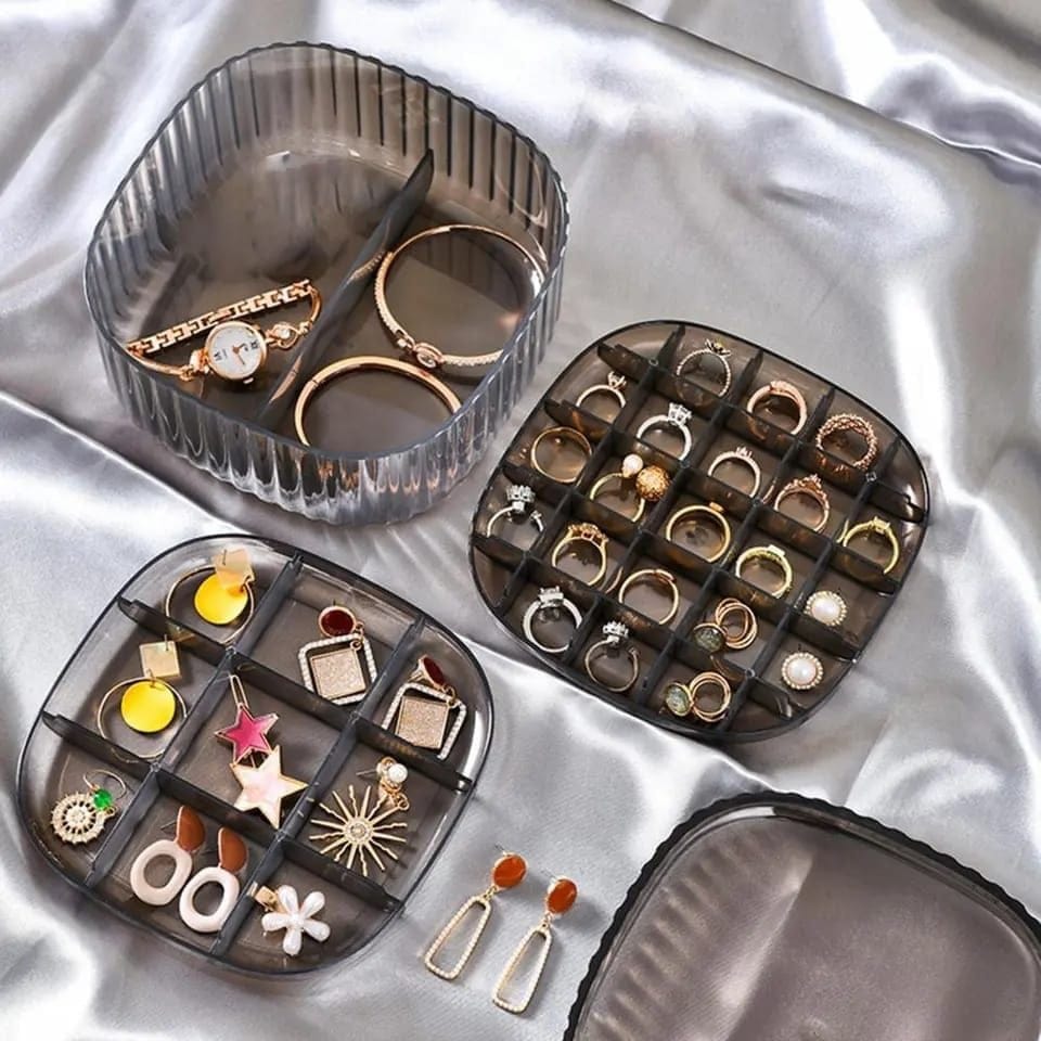 Acrylic transparent jewellery organizer