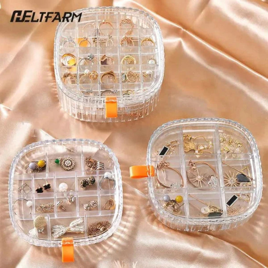 Acrylic transparent jewellery organizer